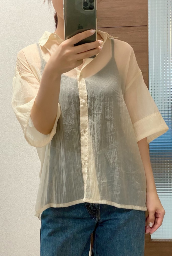 ナチュラル透け感