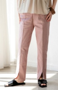 アサスリットパンツ