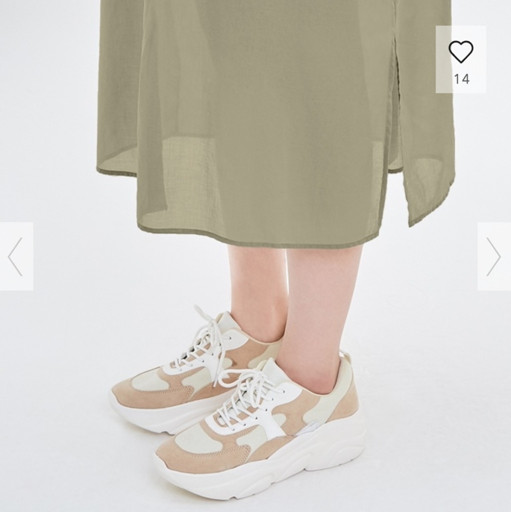 シアーバンドカラーワンピース(7分袖)SD+E透け感